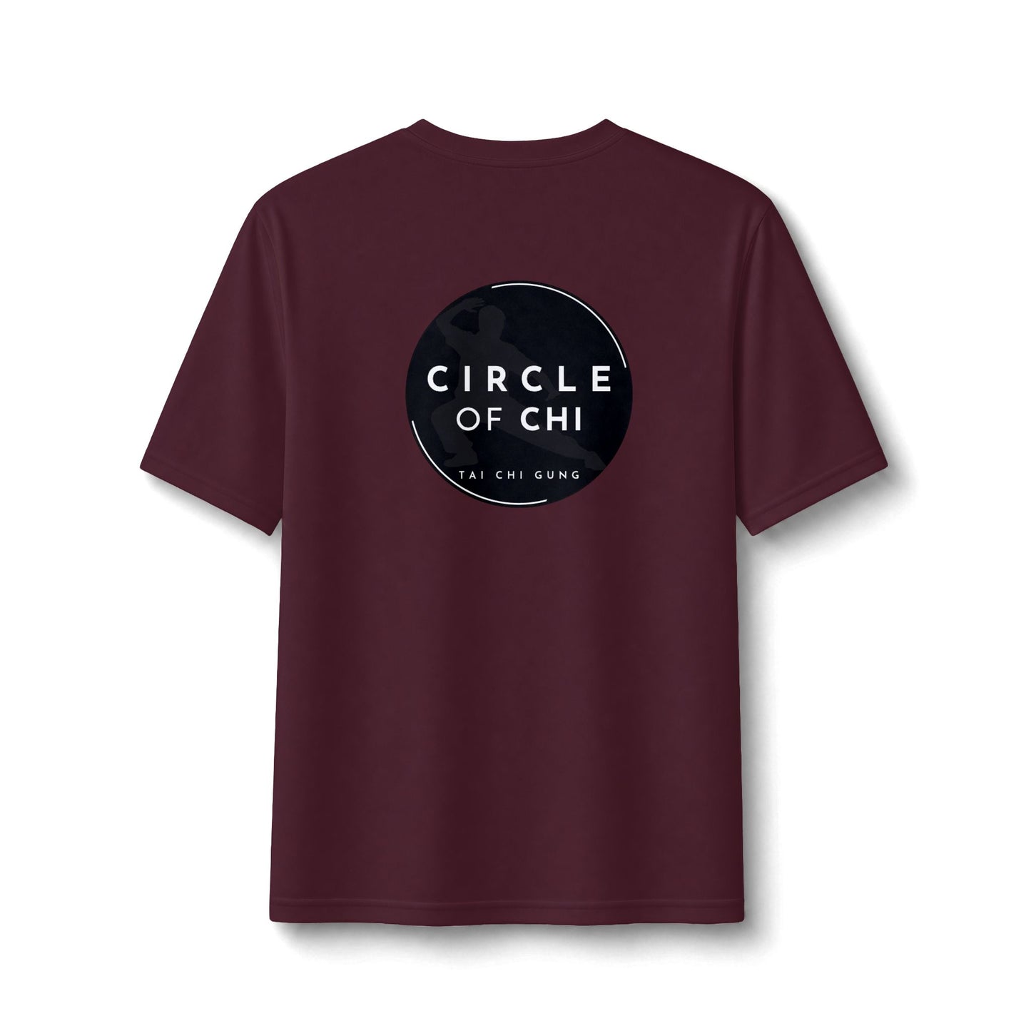 Circle of Chi Performance Tee — Tai Chi Kung Black Circle Logo