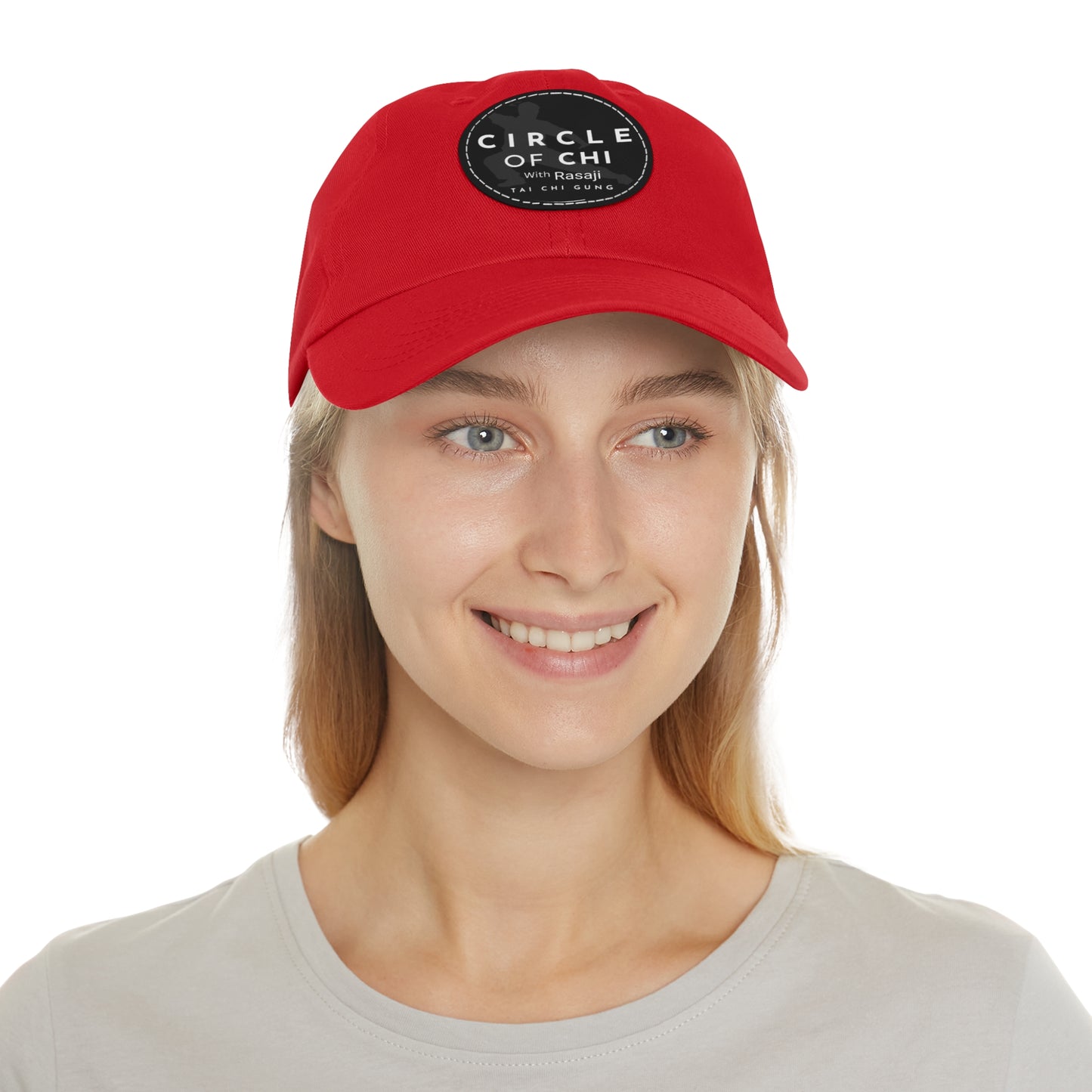 Circle of Chi Dad Hat with Leather Patch