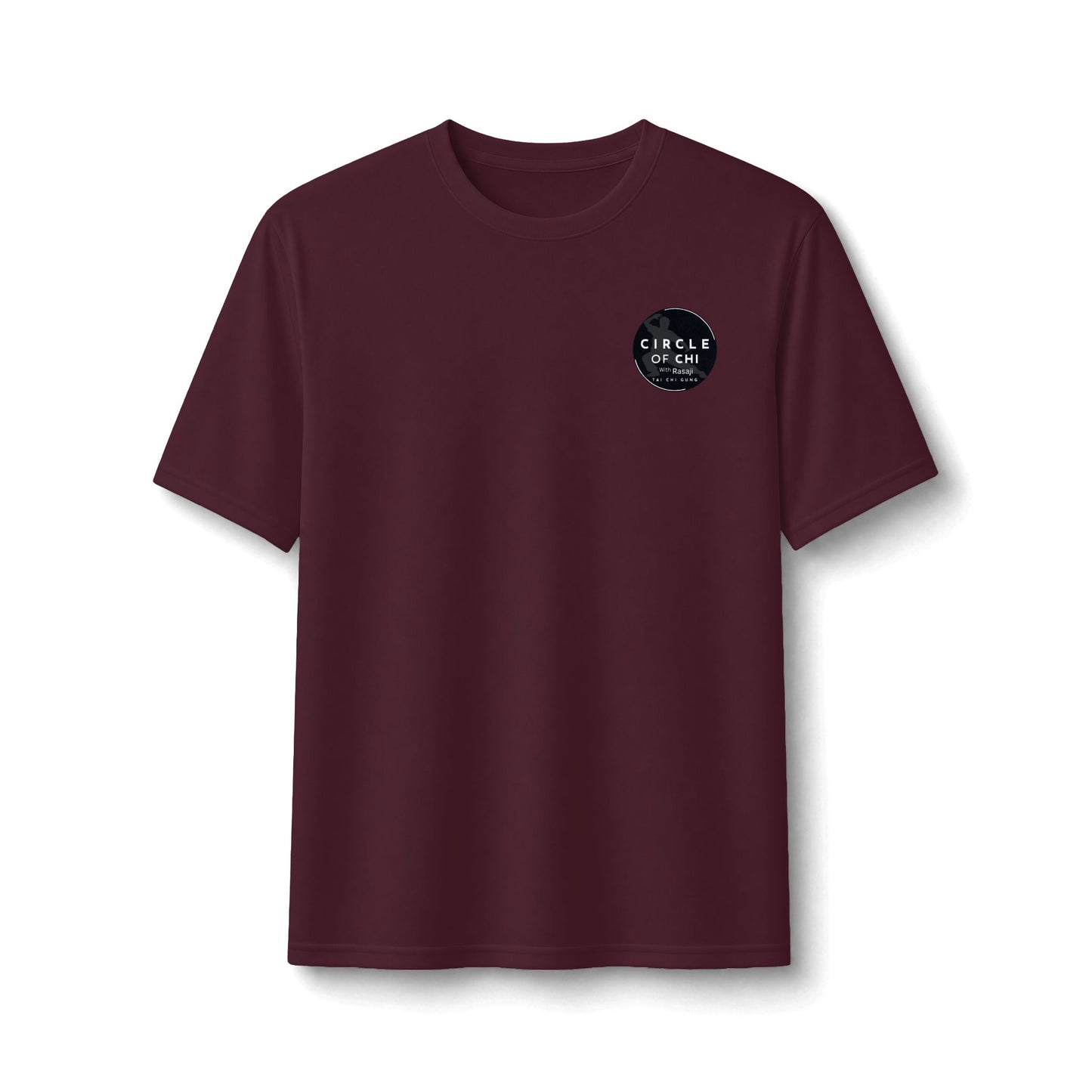 Circle of Chi Performance Tee — Tai Chi Kung Black Circle Logo