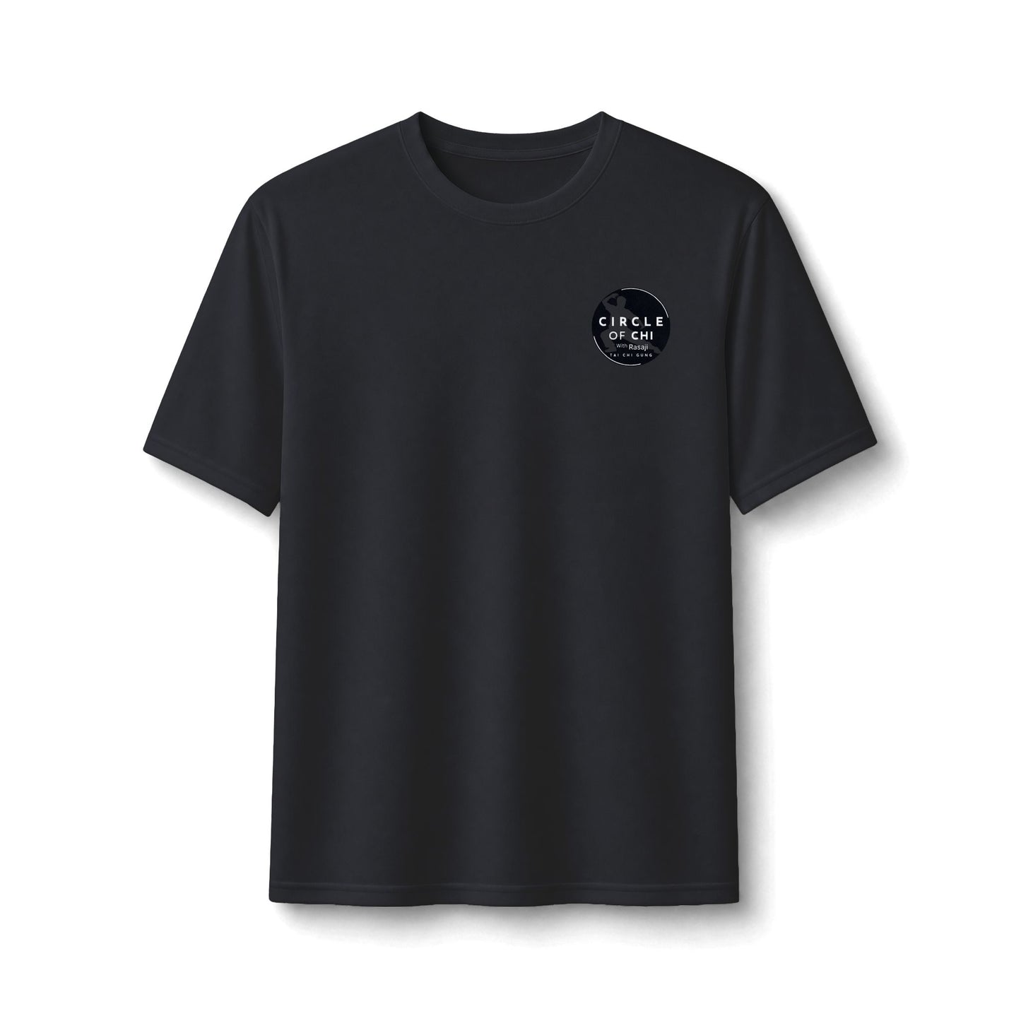 Circle of Chi Performance Tee — Tai Chi Kung Black Circle Logo