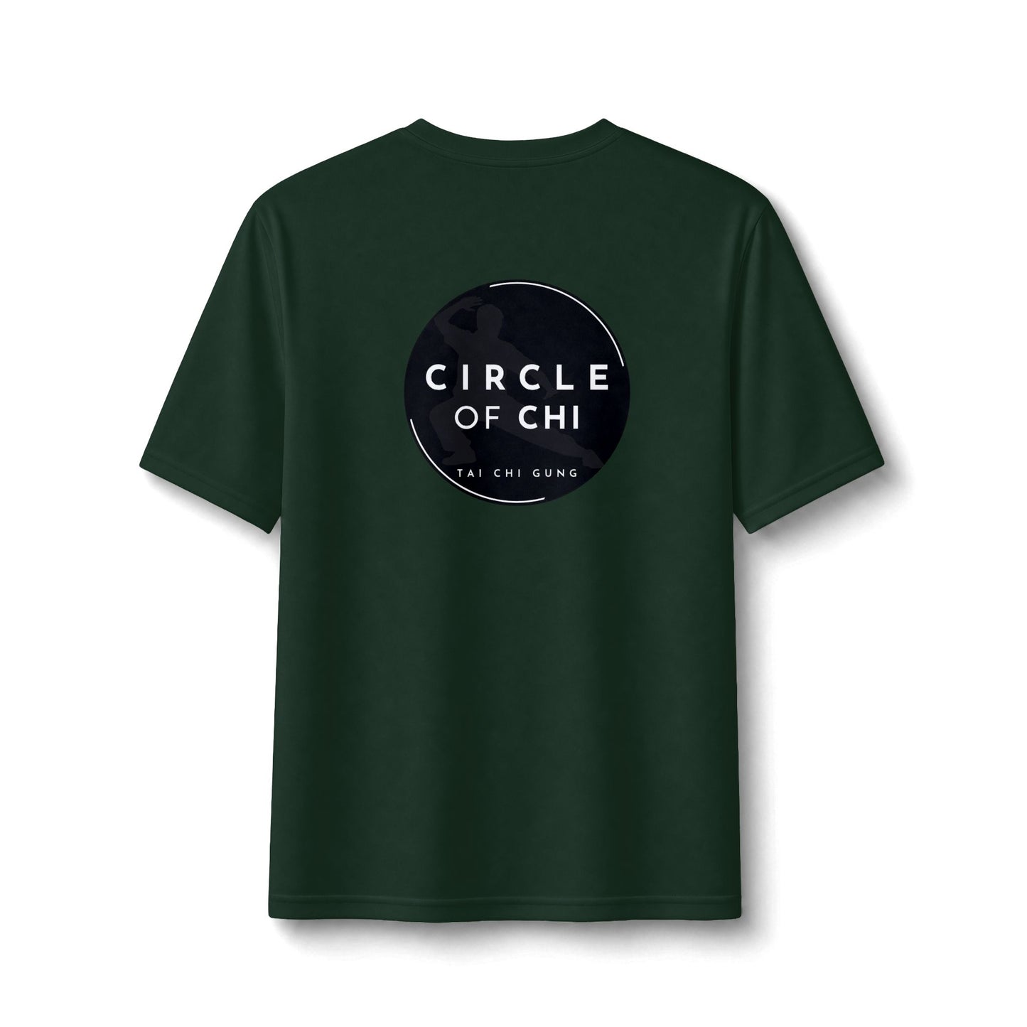 Circle of Chi Performance Tee — Tai Chi Kung Black Circle Logo