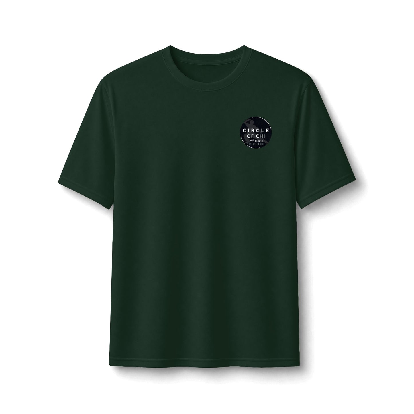 Circle of Chi Performance Tee — Tai Chi Kung Black Circle Logo