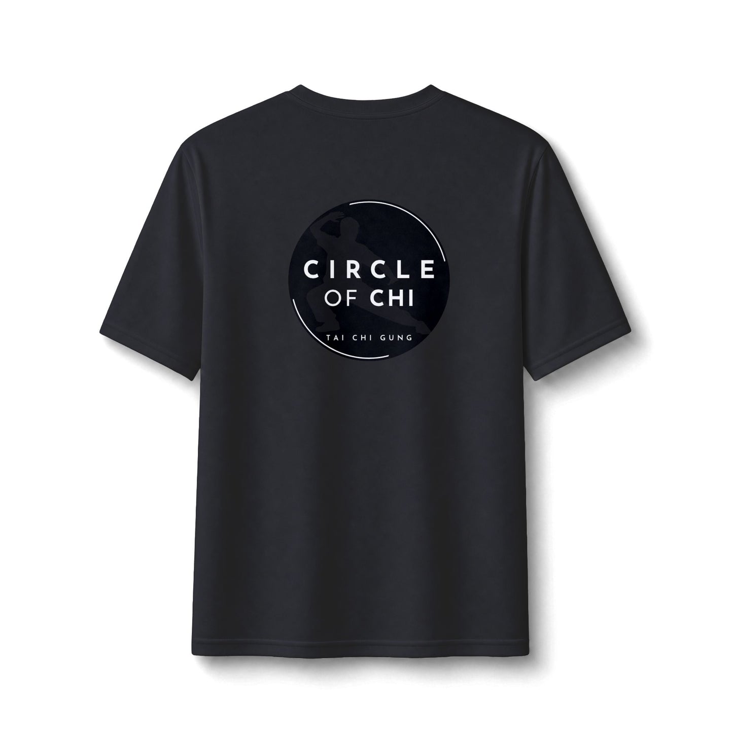 Circle of Chi Performance Tee — Tai Chi Kung Black Circle Logo