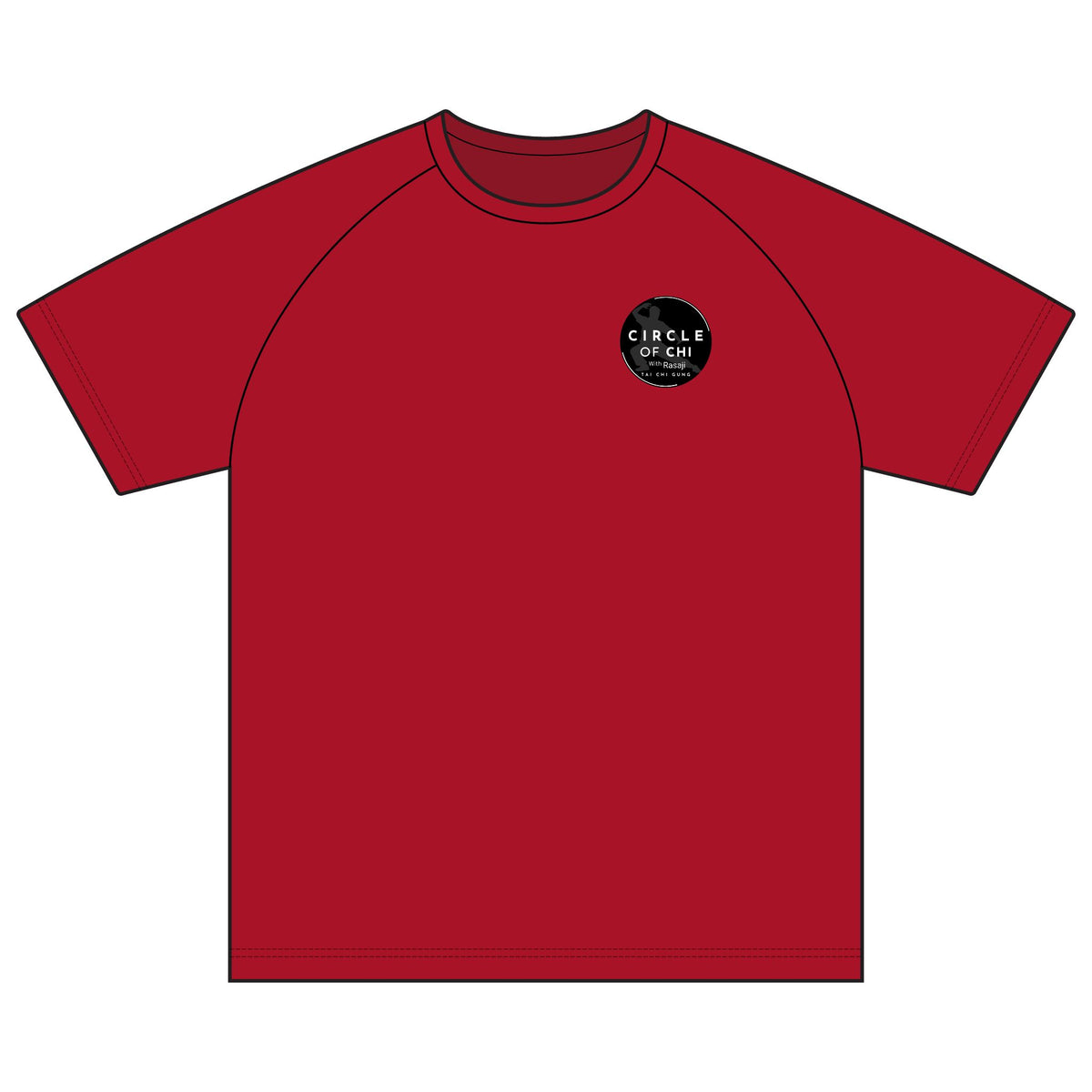 Circle of Chi Tai Chi T-Shirt — Dry Zone Short Sleeve Raglan