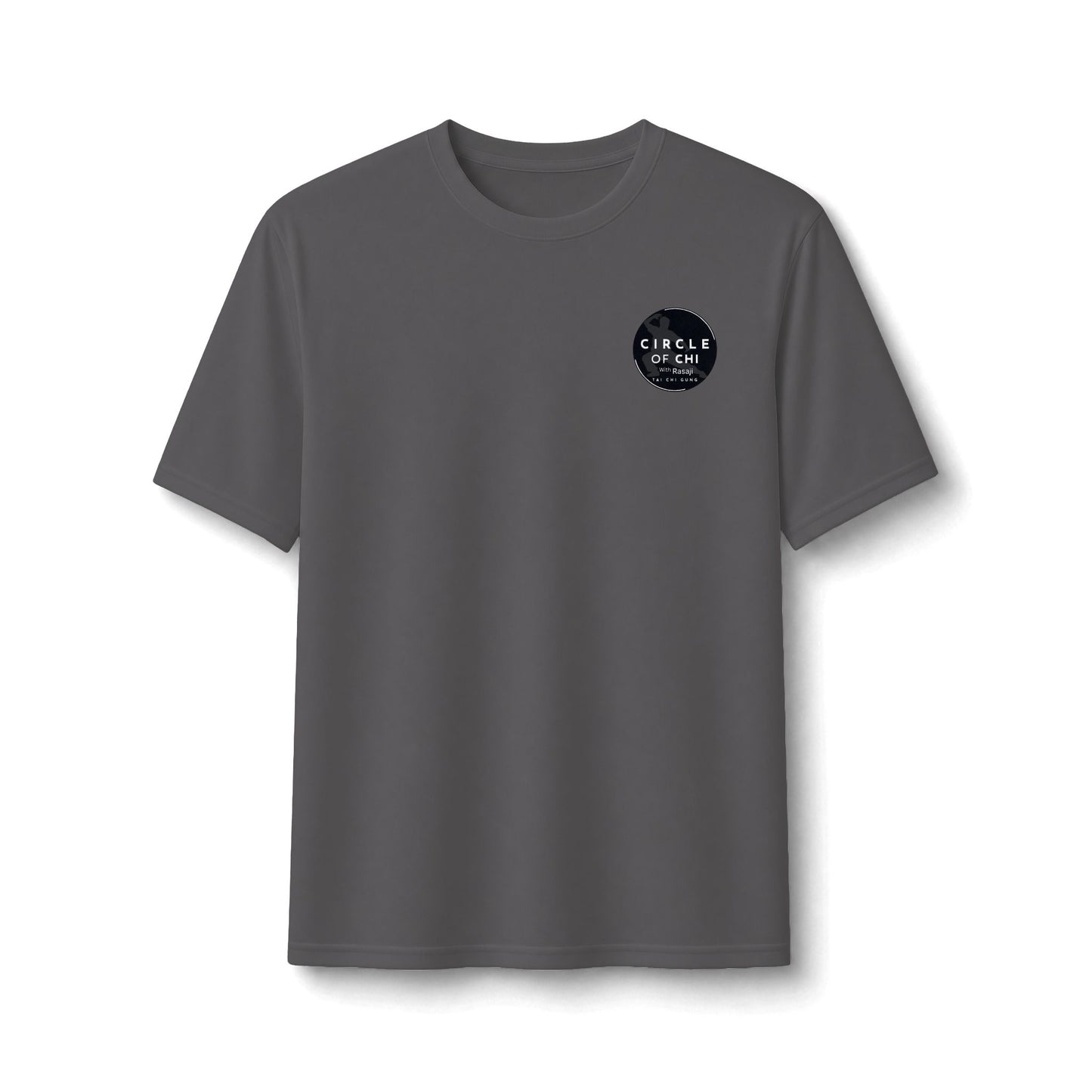Circle of Chi Performance Tee — Tai Chi Kung Black Circle Logo