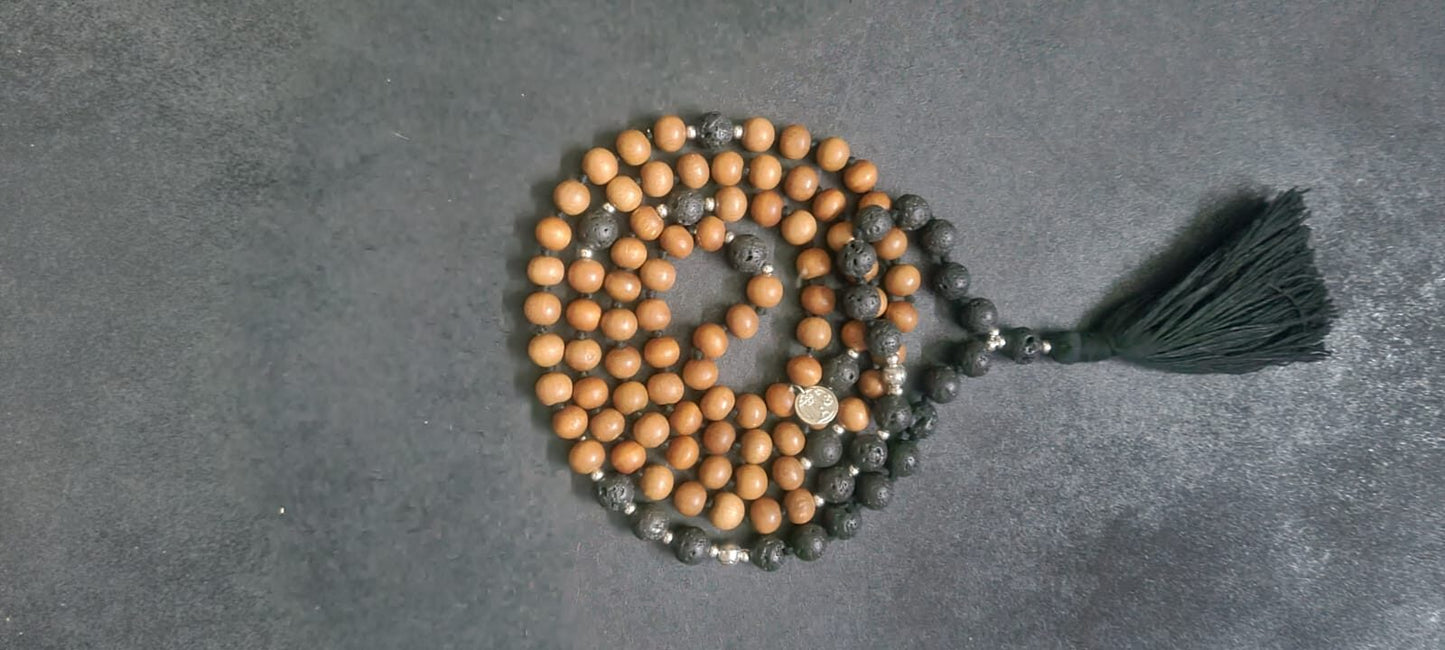 Lava Sandalwood Mala Necklace 2 (1)