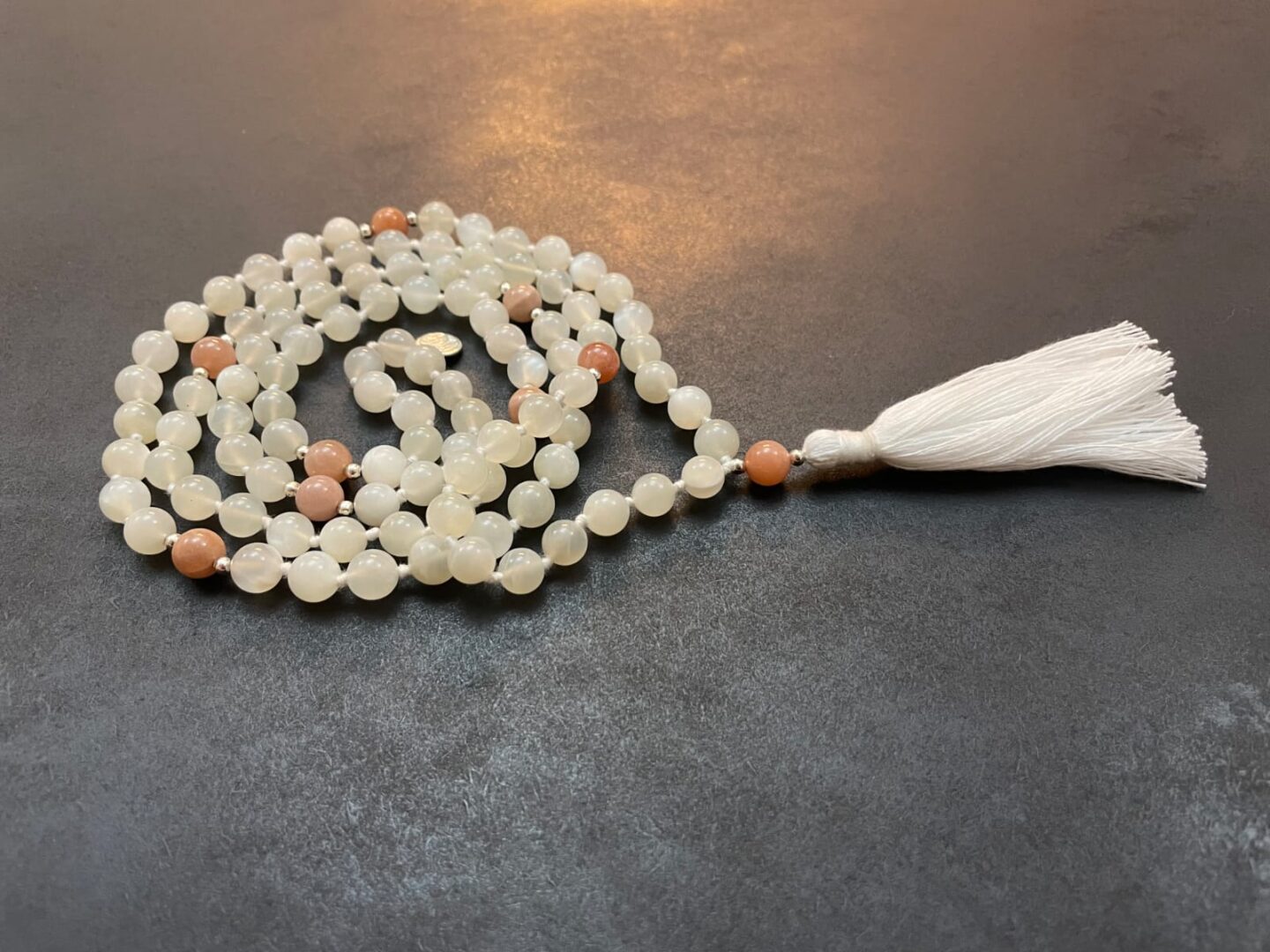 Moonstone Mala Necklace 2